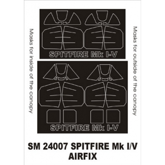 Mini Mask SM24007 Spitfire Mk I/V (1:24)