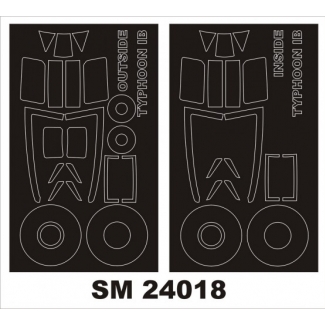 Mini Mask SM24018 Typhoon Ib / CAR DOOR/ (1:24)