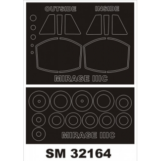 Mini Mask SM32164 Mirage IIIC (1:32)