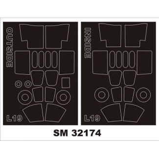 Mini Mask SM32174 Cessna L-19/O-1 Bird Dog (1:32)