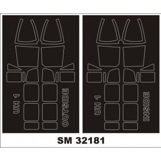 Mini Mask SM32181 UH-1D Huey (1:32)