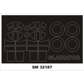 Mini Mask SM32187 Gladiator Mk I/II (1:32)