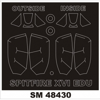 Mini Mask SM48430 Spitfire XVI (Bubletop)(1:48)