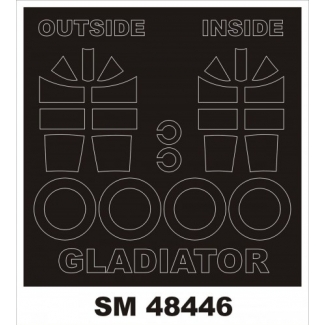 Mini Mask SM48446 Gloster Gladiator (1:48)