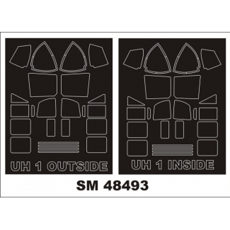 Mini Mask SM48493 UH-1D Huey (1:48)