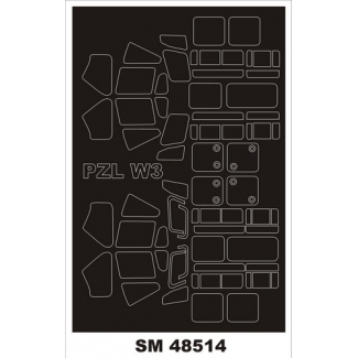 Mini Mask SM48514 PZL W-3 Sokół (1:48)