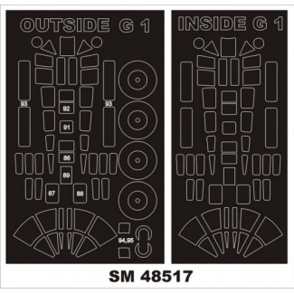 Mini Mask SM48517 Fokker G-1 (1:48)