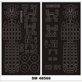 Mini Mask SM48566 Ki-21-Ib "Sally" (1:48)