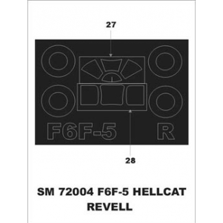 Mini Mask SM72004 F6F-5 Hellcat (1:72)