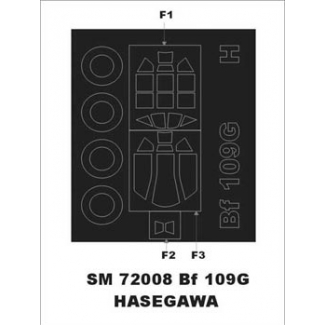 Mini Mask SM72008 Bf 109 G (1:72)