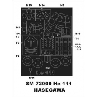 Mini Mask SM72009 He 111 (1:72)