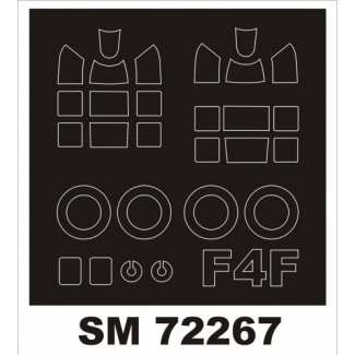 Mini Mask SM72267 F4F-4 Wildcat (1:72)