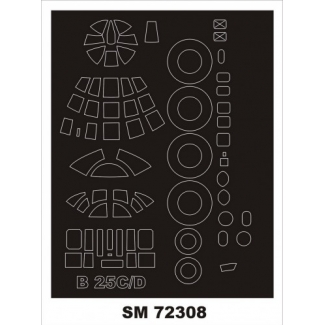 Mini Mask SM72308 B-25C/D Mitchell (1:72)
