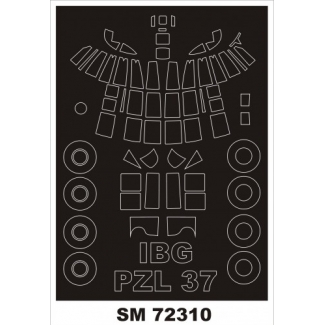 Mini Mask SM72310 PZL.37 Łoś (1:72)