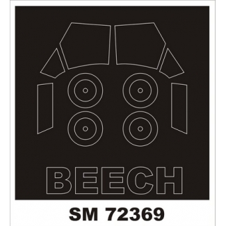 Mini Mask SM72369 Beech Traveler (1:72)