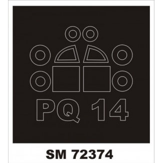 Montex Mini Mask SM72374 PQ-14 (1:72)