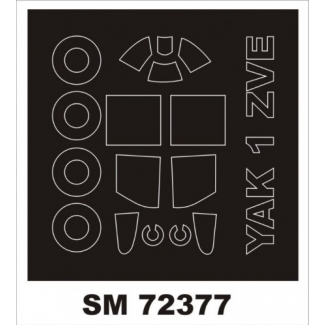 Montex Mini Mask SM72377 Yak-1 (1:72)