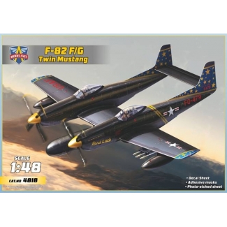 Modelsvit 4818 F-82F/G Twin Mustang (4 camo schemes) (1:48)