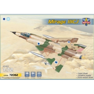 Modelsvit 72062 Mirage IIICJ  "Shahak" (5 camo schemes) (1:72)