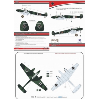 OWL DA48004 Bf 110 C (W. Falck) (1:48)