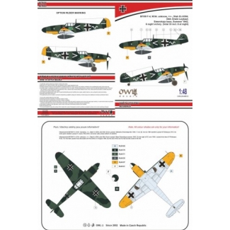 OWL DA48012 Bf109 F-4, Stab III./JG54. Oblt. Erwin Leykauf (1:48)