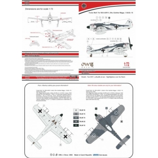 OWL DA72001 Focke Wulf Fw 190A-8/R11 (Gunther Migge) (1:72)