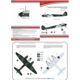 OWL DA72011 Ju88 C-6, R4+AM, 4./NJG2., Hptm. Horst Patuschka (1:72)