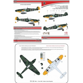 OWL DA72012 Bf109 F-4, Stab III./JG54. Oblt. Erwin Leykauf (1:72)