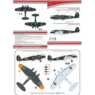 OWL DA72013 He111 H, 6N+AA, Oblst. Heinz von Holleben (1:72)