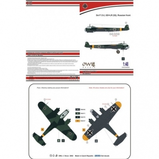 OWL DS48050 Do 17 Z-2 GD+LR KG 77 (1:48)