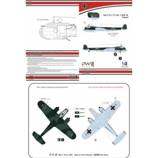 OWL DS48055 Do 17 Z-1 F1+JK KG 76 (1:48)