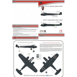 OWL DS72048 Do 17Z-7 Kauz I Part II (1:72)