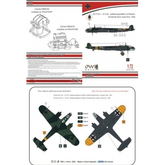 OWL DS72063 Do 17 M, 7K+CK, auklärer (1:72)