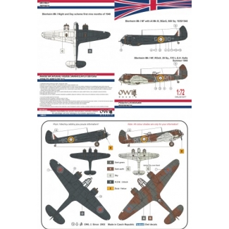 OWL DS72077 Blenheim Mk.IF Nightfighter Part 2 (1:72)