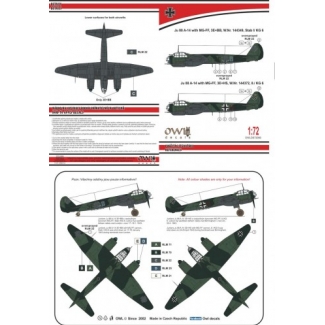 OWL DS72080 Ju 88 A-14 with MG-FF cannon KG 6 (1:72)