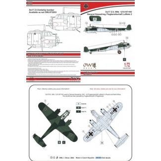 OWL DS72081 Do 17 Z-5 General Kesselring (1:72)