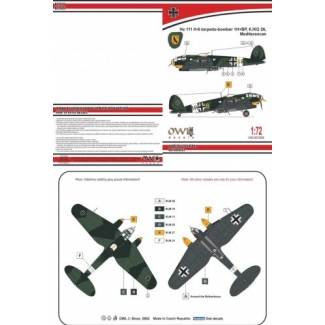 OWL DS72085 He 111 H-6 night torpedo-bomber (1:72)