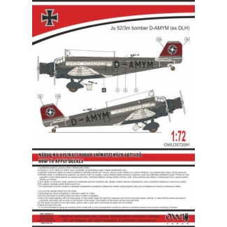 OWL DS72091 Ju 52 Bomber (civil code) (1:72)