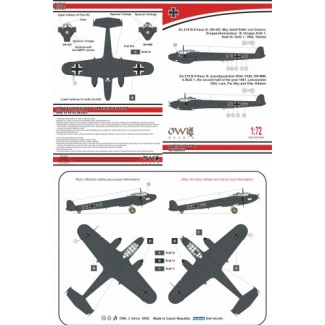 OWL DS72094 Do 215 B Part 2 Nachtjäger (1:72)