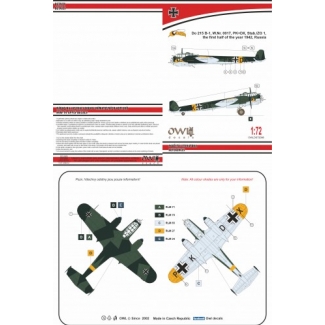 OWL DS72098 Do 215 B Part 6 (1:72)