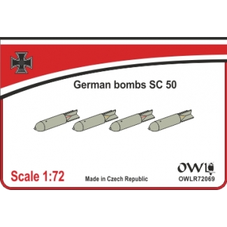 OWL R72069 SC 50 bombs & decals (1:72)