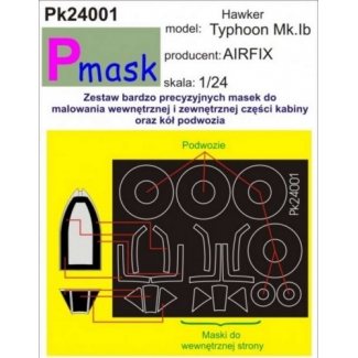 Hawker Typhoon Mk.Ib: Maska (1:24)