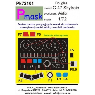 Douglas C-47 Skytrain : Maska (1:72)