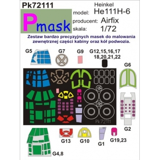 Heinkel He111H-6: Maska (1:72)