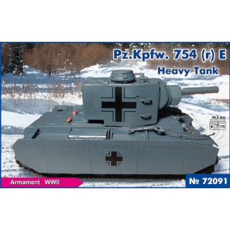 PST 72091 Pz.Kpfw. 754 (r) E Heavy Tank - Limited Edition (1:72)