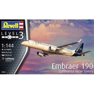 Revell 03883 Embraer 190 Luthansa New livery (1:144)