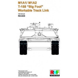 Rye Field Model 5009 M1A1 / M1A2 T-158 "Big Foot" Tracks (1:35)