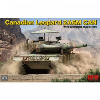 Rye Field Model 5076 Canadian Leopard 2A6M CAN with workable track links (1:35)