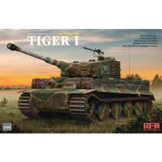 Rye Field Model 5080 Tiger I Late Production Zimmerit & Full Interior (1:35)