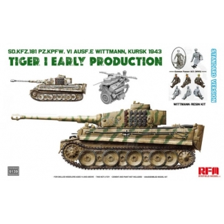 Rye Field Model 5139 Sd.Kfz. 181 Pz.Kpfw. VI Ausf. E Wittmann, Kursk 1943 Tiger I Early Production Standard Version (1:35)